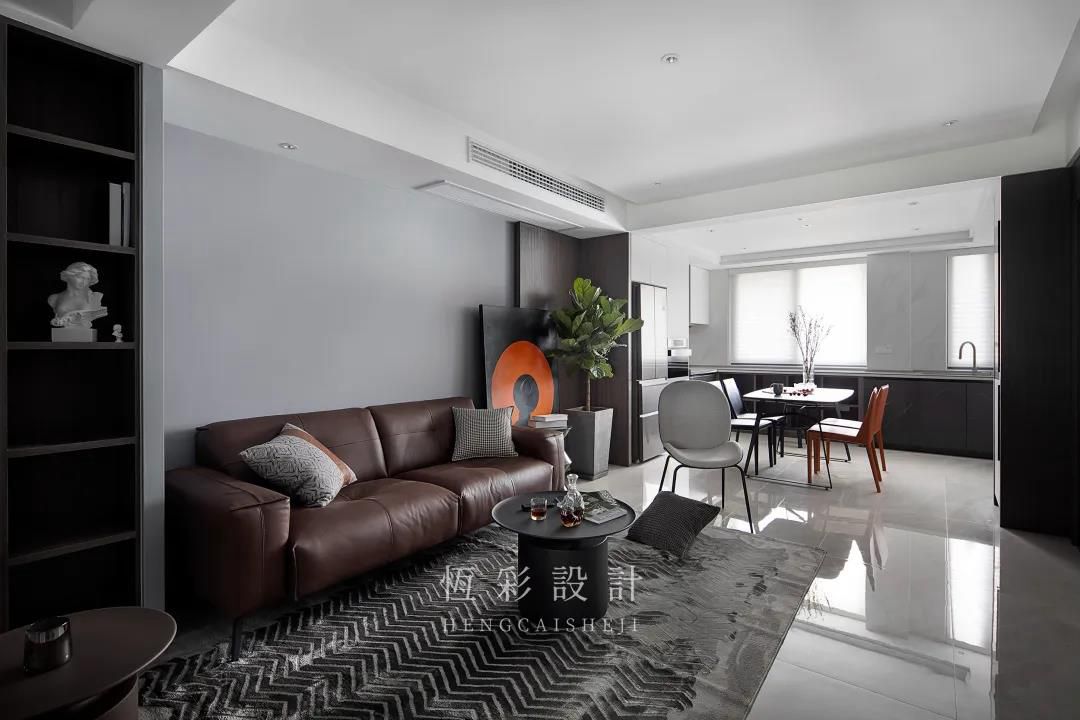 杭州都市水乡水秀苑两室两厅 现代设计案例